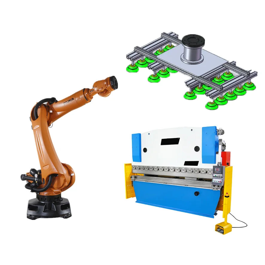 New 360 R2830 Industrial Robot Arm with Vacuum Gripper for Pick And Place Work Compatible with Bending Machine