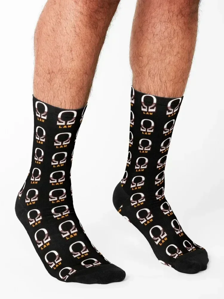 Ohm's Law Logo Socks hip hop essential Children's Socks For Women Men's