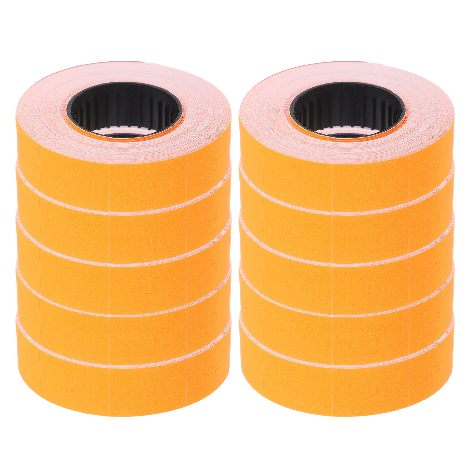 

10 Rolls Pricing Machine Paper Price Tags Stickers Clear Print Quality Efficient Supermarkets Warehouses Files Folders