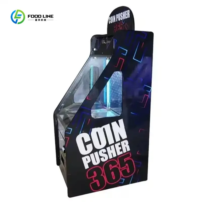 Single Player Coin Pusher Machine Popular USA for Commercial Arcade Game Center Custom