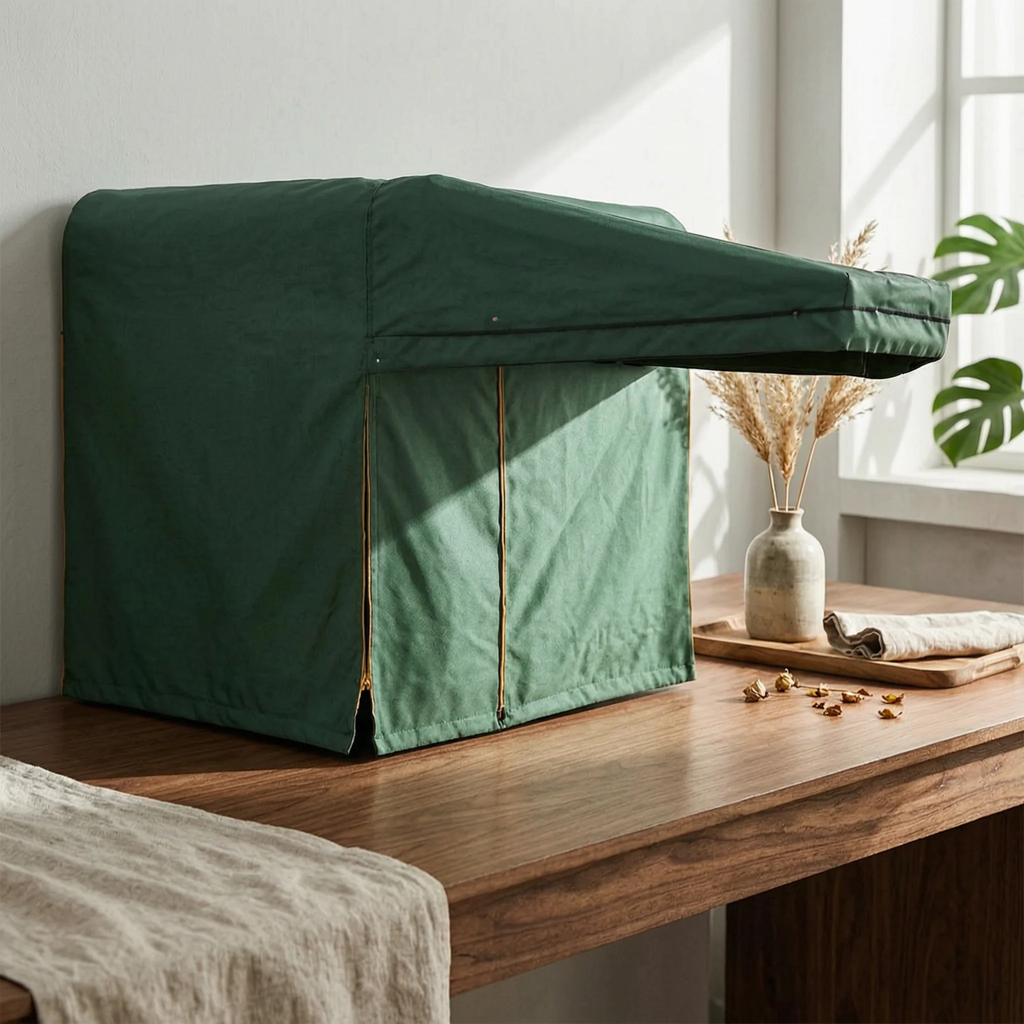 Thickened Electric Tricycle Cover Green Canopy Cloth Fitted Canopy Tarp for Outdoor Vehicle Covering