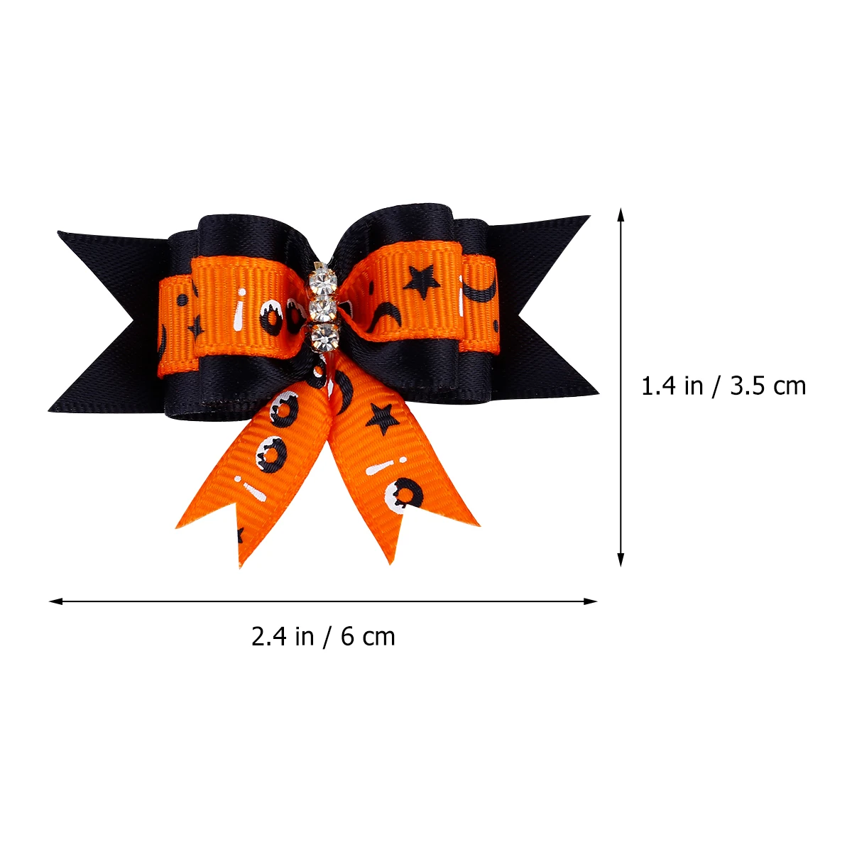

10Pcs Halloween Dog Headwear Pet Headdress Colorful Hair Flower Rubber Band for Party Festival Dress Up Headdress