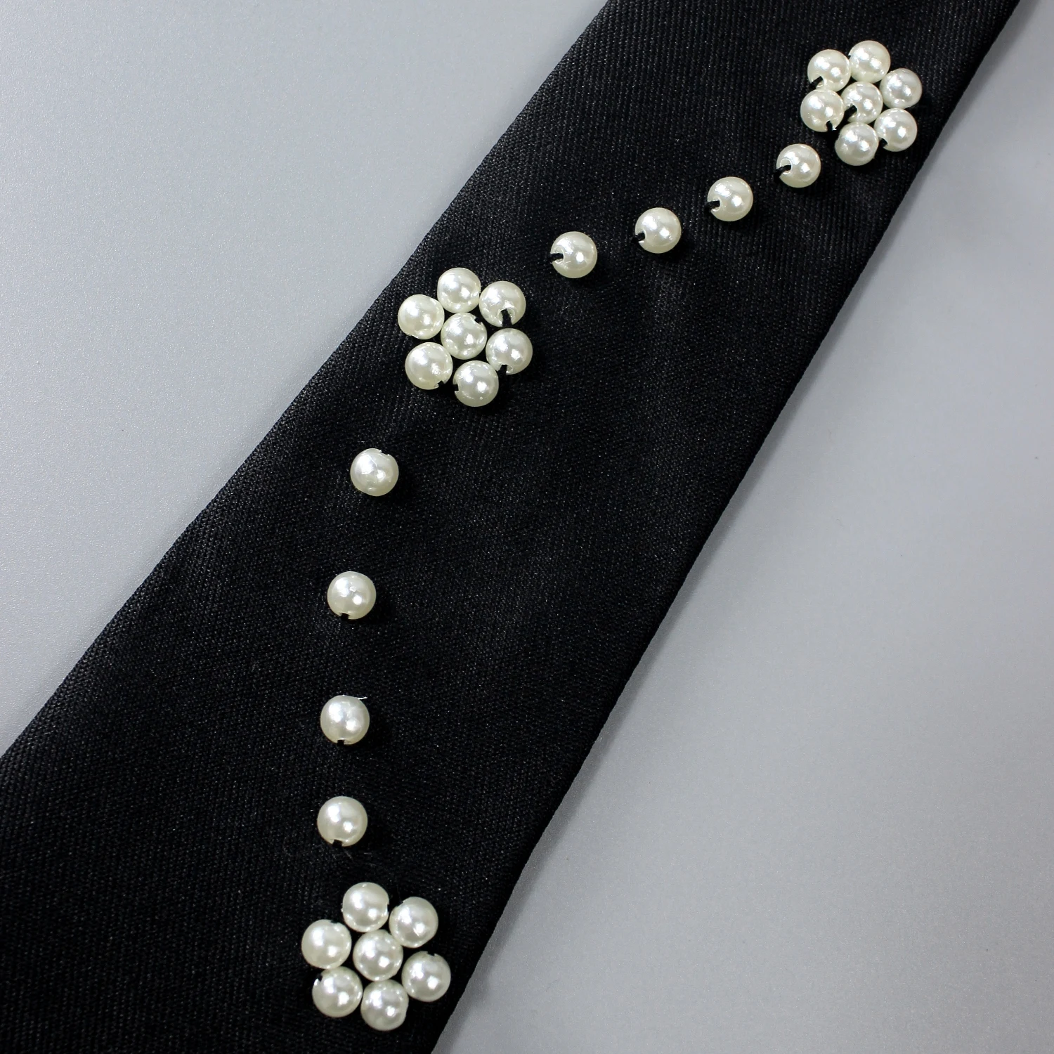 1 Stück handbestickte, vorgebundene Krawatte im akademischen Stil – schwarze JK-Uniform-Krawatte für Damen für stilvolle Hemden | Trendy Elegant Streetwear Ve – Detail 4