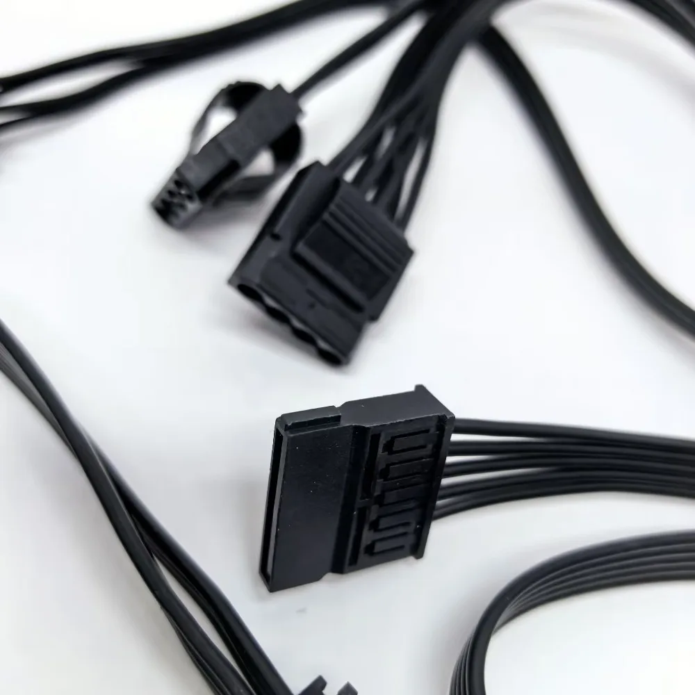 8/6 pinos para gpu8 (6 + 2) pinos cpu8pin (4 + 4 pinos) sata ide molex cabo de alimentação para silverstone SFX-L 450w 500w 600w 650w módulo de alimentação