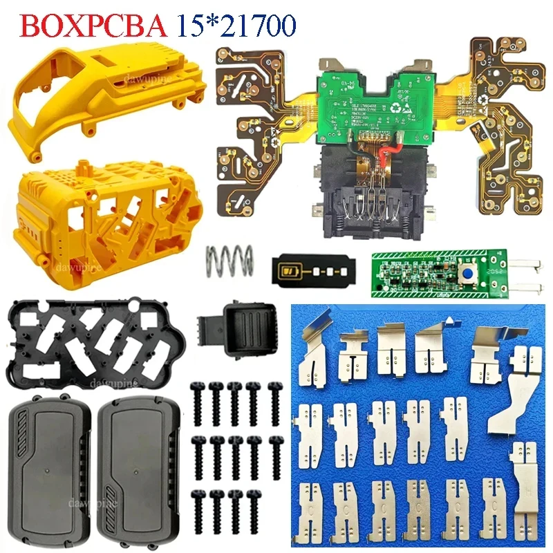 

15*21700 DCB612 Lithium Battery Case PCBA For Dewalt For FlexVolt 20V 60V DIY (semi-manufactured goods, No battery cell!) Ad