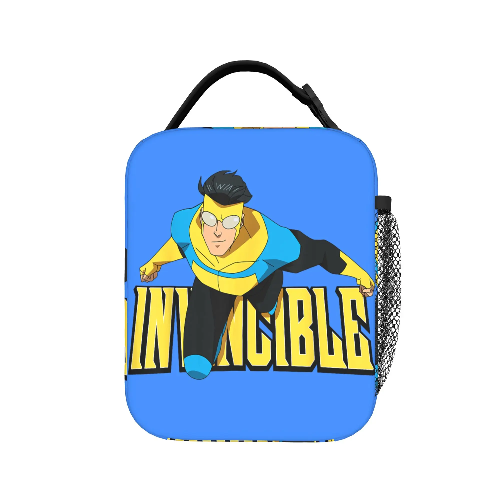 Invinci-bles Animated Insulated Lunch Bag High Capacity  Lunch Container Thermal Bag Tote Lunch Box College  Picnic Food Bag