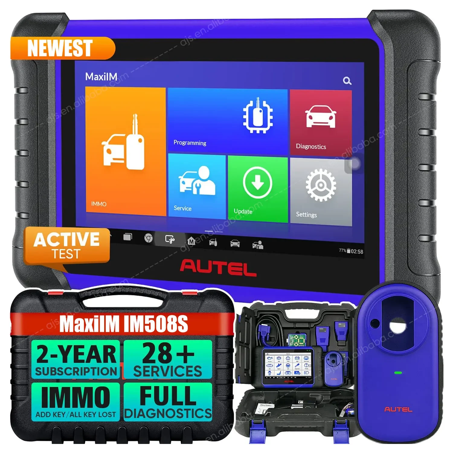 

Autel Official Store Maxi IM508S 28+ Services Key Fob Programming Android 11 OBD2 Scanner IM508 II XP200 Altar Diagnostic Tool