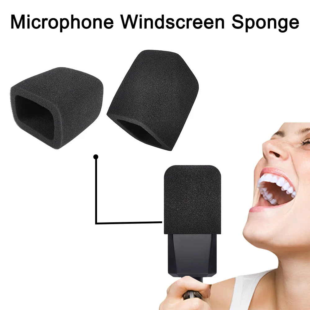 Parabrisas de micrófono de 1/2 Uds., filtro Pop de espuma a prueba de viento para micrófonos LEWITT LCT-249PRO LCT-260 LCT-440 LCT-450 LCT-240