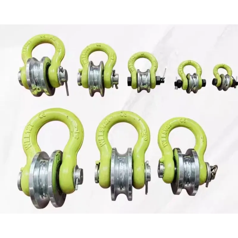 Shackle Pulley with Double Bearings, Off-road Vehicle Recovery Snatch Block, Winch Towing Hook for Car Rescue & Self-rescue