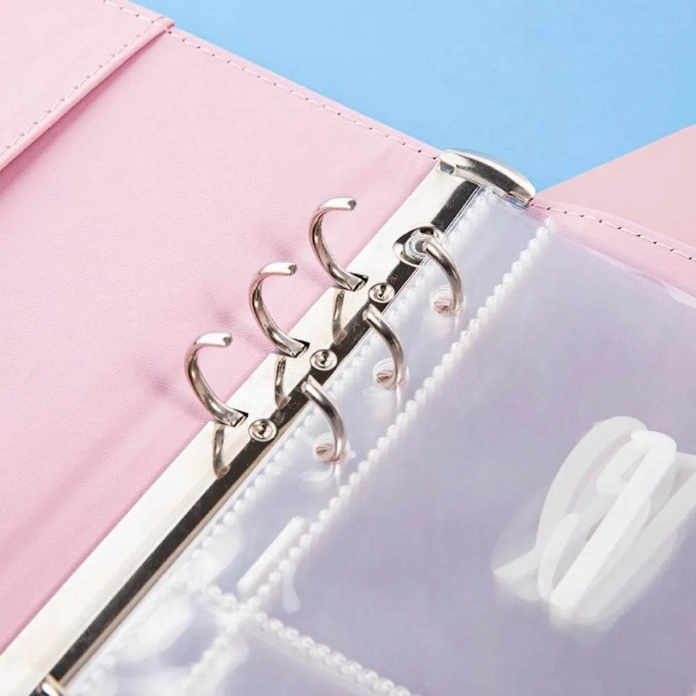 بولي Leather الجلود توفير المال الموثق الألوان المبهرة فضفاضة ورقة الموثق تحدي الميزانية الموثق المال المنظم دائم