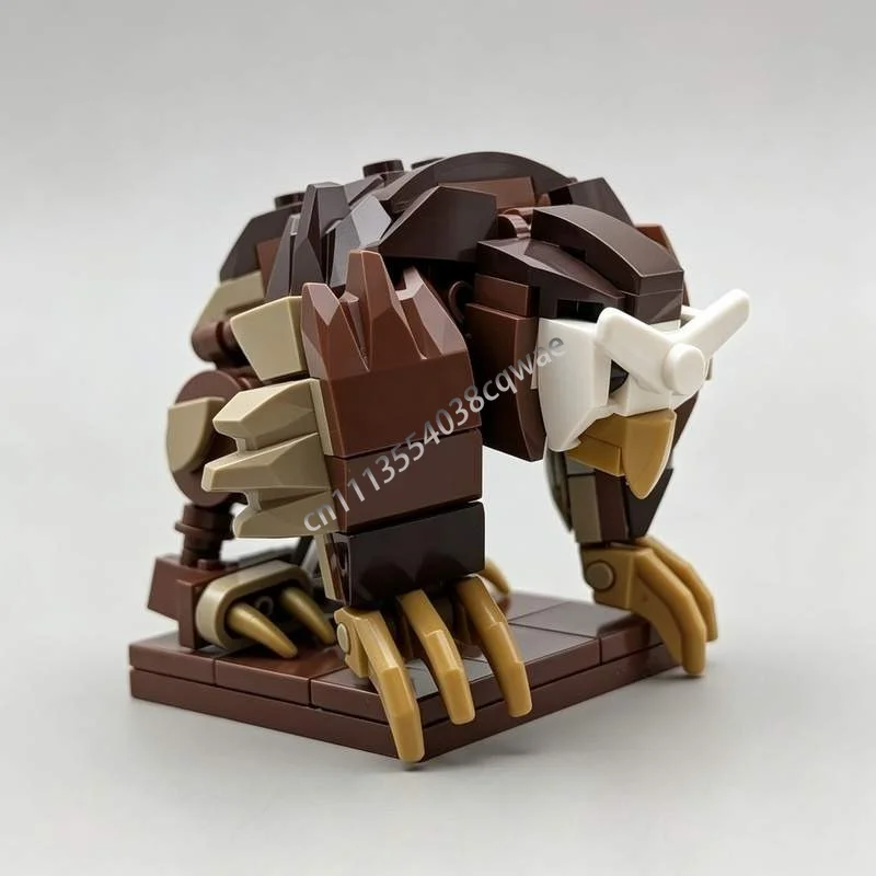 130PCS Owlbear Fantasy Creature MOC Model Custom Building Blocks DIY Assembly Puzzle Educational Collectible Toy Popular Gifts