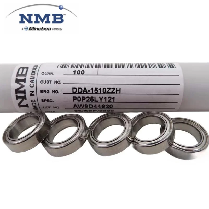 original NMB stainless steel bearing DDA-1510ZZ 10*15*4mm S6700ZZ miniature ball bearings 1510 6700 10x15x4