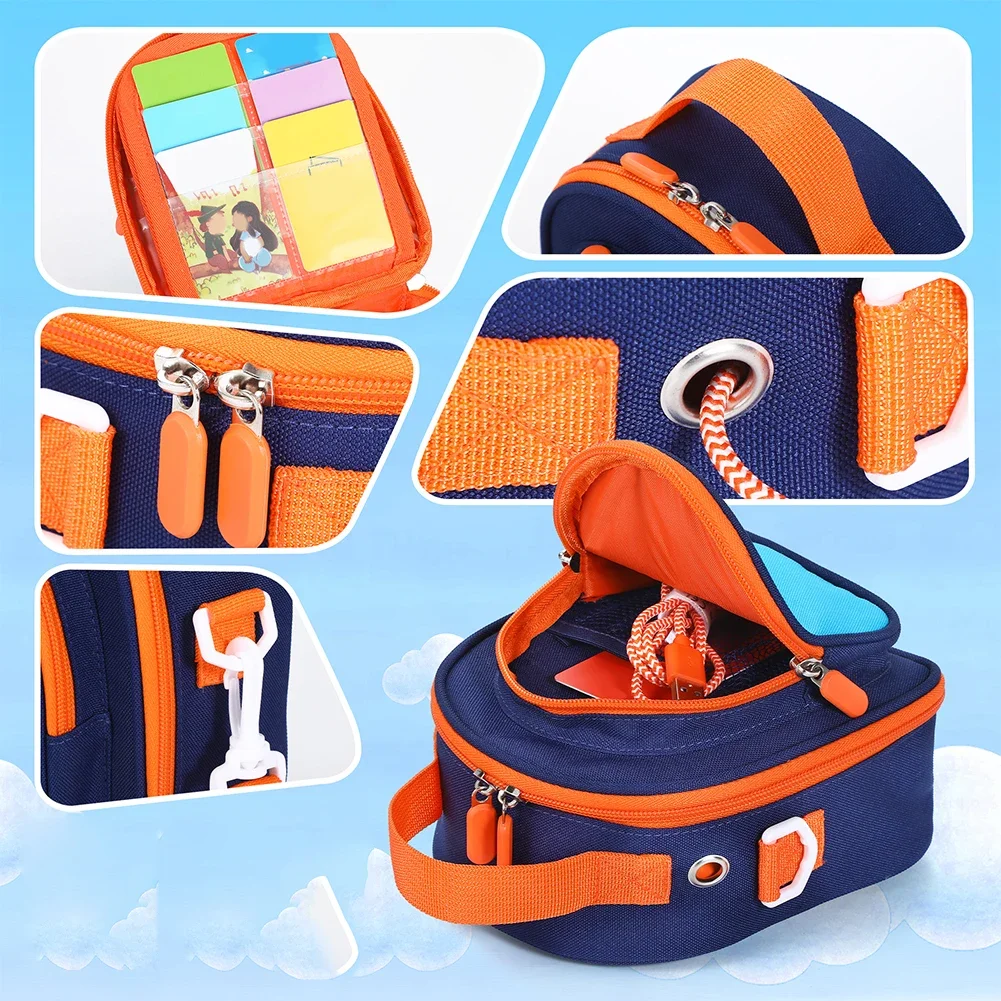 Sac de rangement pour lecteur Audio et musique Yoto Mini (édition 2024, peut contenir jusqu'à 30 cartes, organisateur, haut-parleur pour enfants, étui de transport