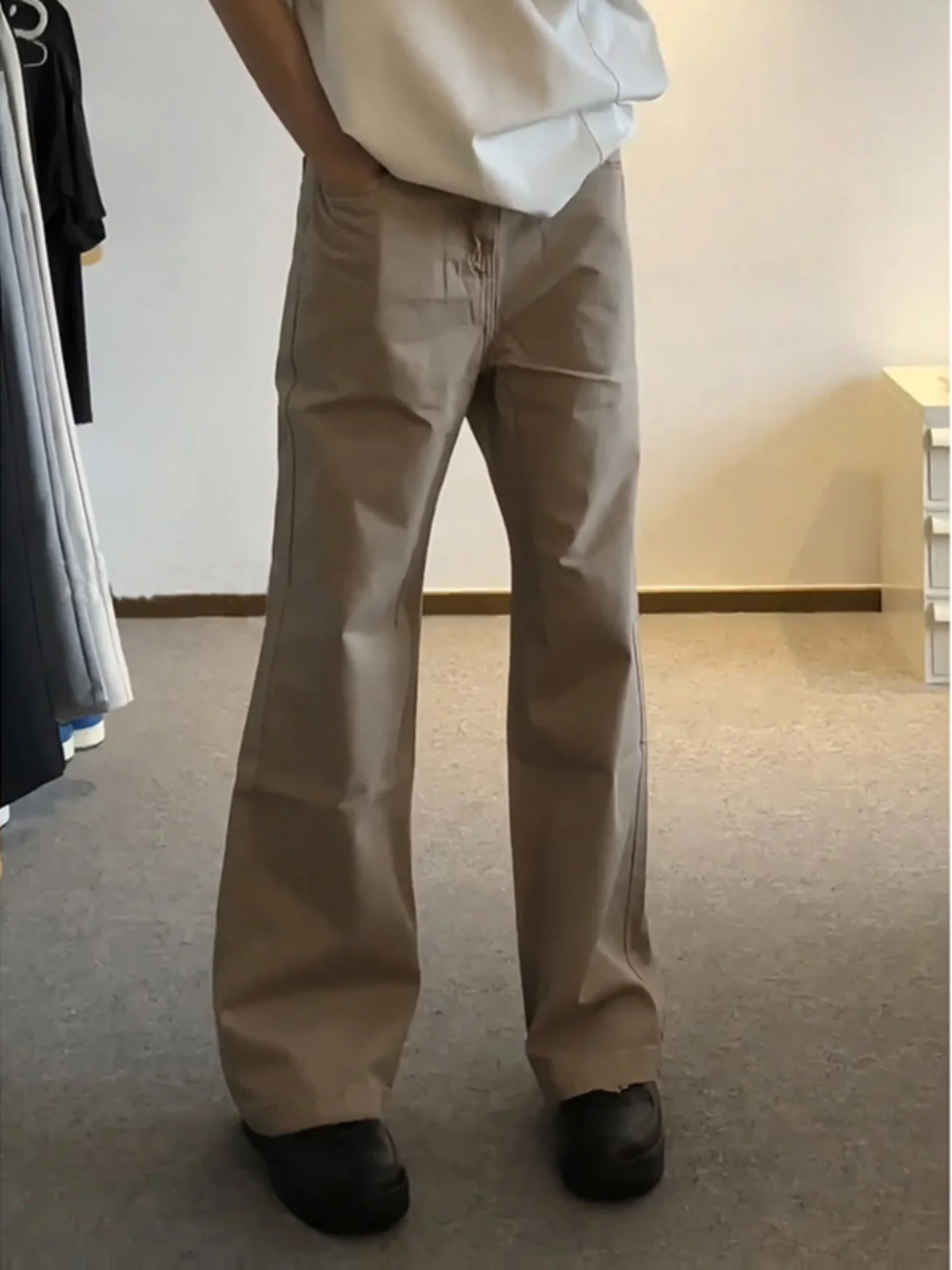 

Мужские летние повседневные брюки Cé Brown прямого кроя с высокой талией, классические, молодежные, яркие цвета