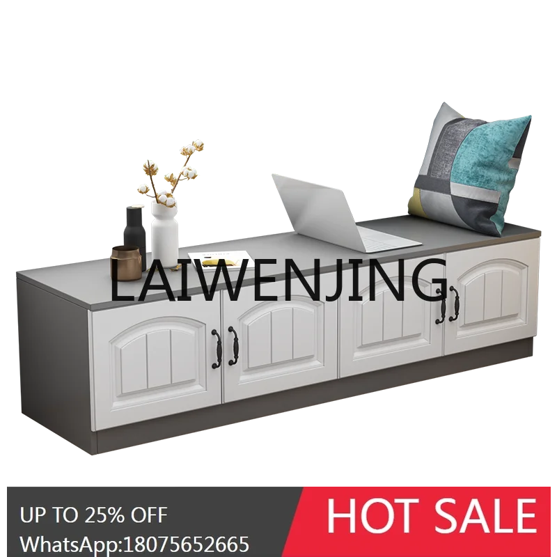 

RWJ Solid Wood Storage Windows and Cabinets Window Sill Floor Low Cabinet Customized Storage Cabinet