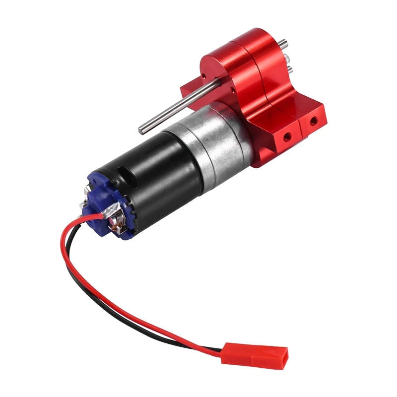 

X18A-Metal 370 Motor Gearbox Gear Box For WPL C14 C24 B24 B36 MN D90 D99 MN99S RC Car Upgrade Parts