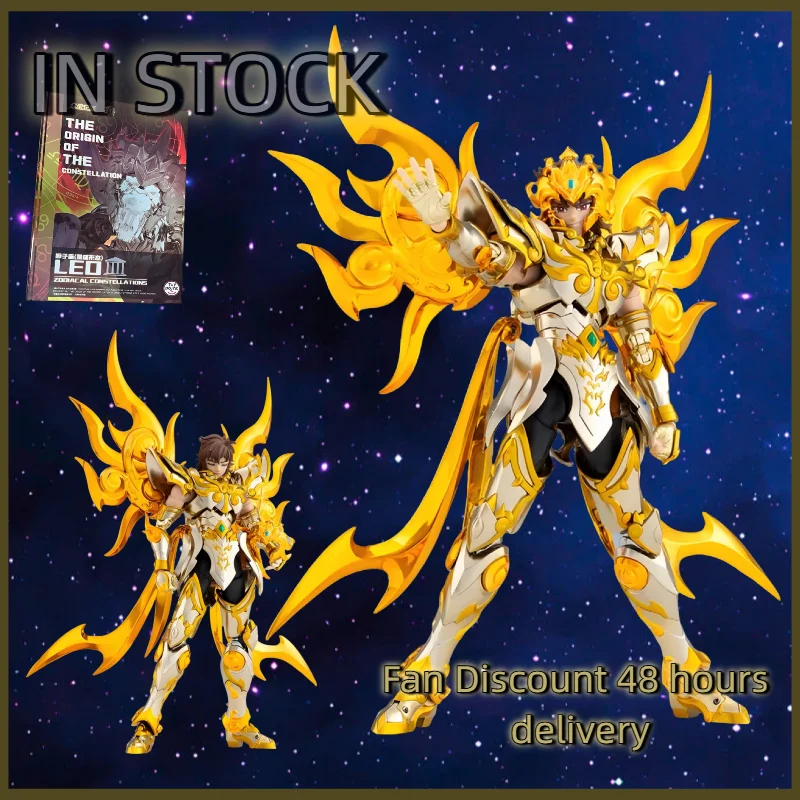 

【IN STOCK 】Toypoint/TP Saint Seiya Myth Cloth EXM Leo Aiolia God SOG And Totem/Object Gold Knights of the Zodiac Action Figure