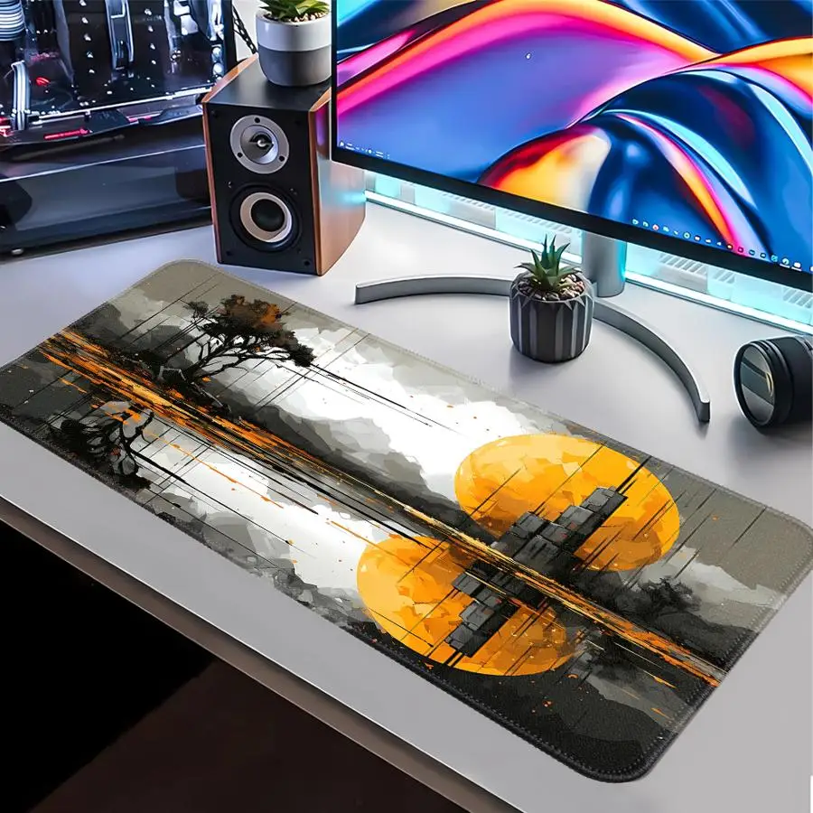 Sunset Scenery Waterproof Mouse Pad Game Console Pad Computer Laptop Pad Keyboard Mouse Pad office Pad Desk accessories