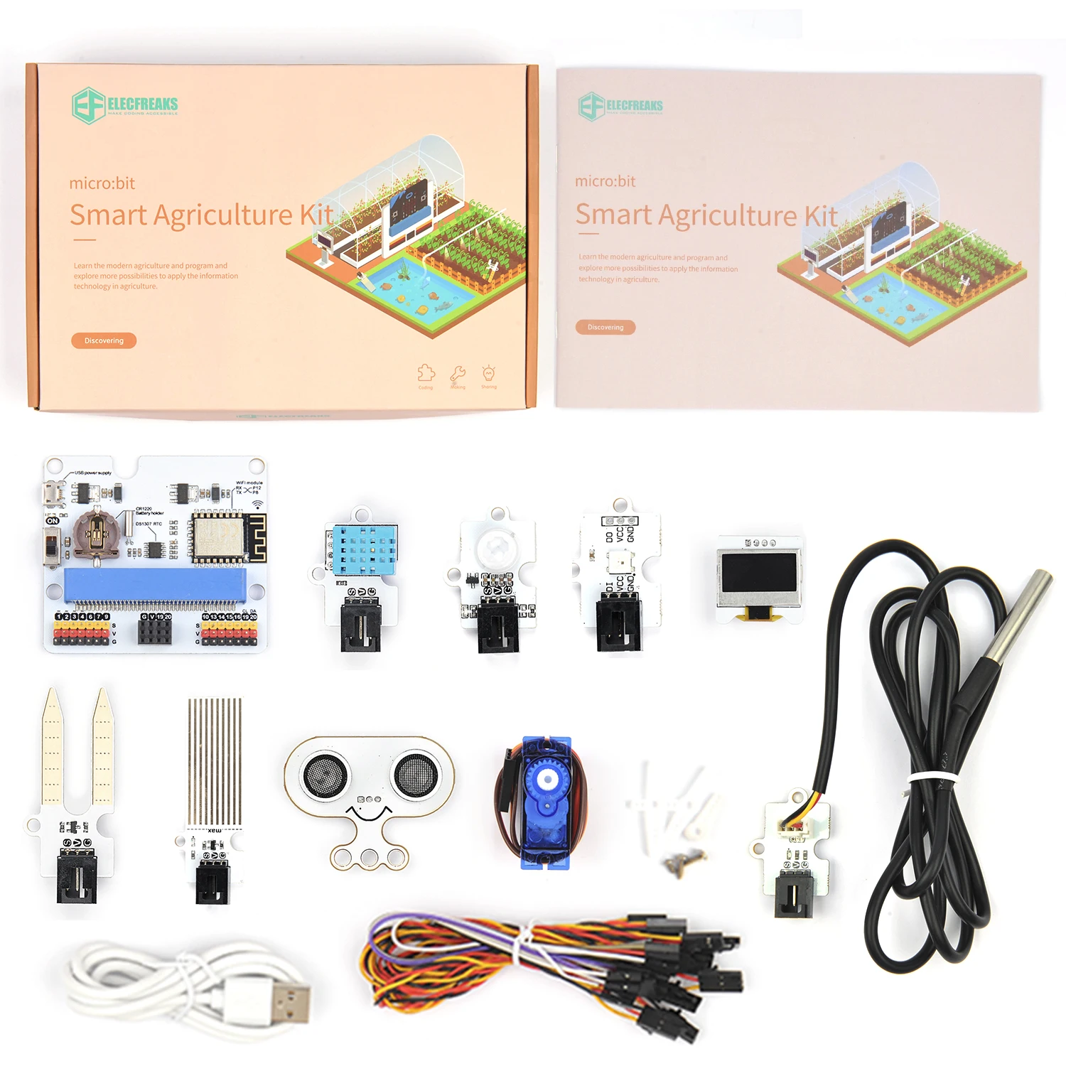 Micro Bit Aliexpress ELECFREAKS microbit Kit Smart Agriculture Sensor Starter Kit with Basic ...