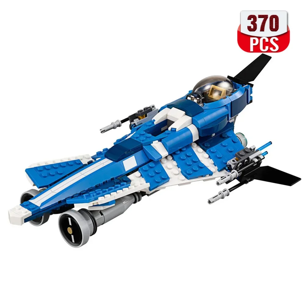 Creative Space War Anakins Custom Jedi Starfighter Building Blocks Sets Bricks Toys For Boys Birthday Gift Home Decoration