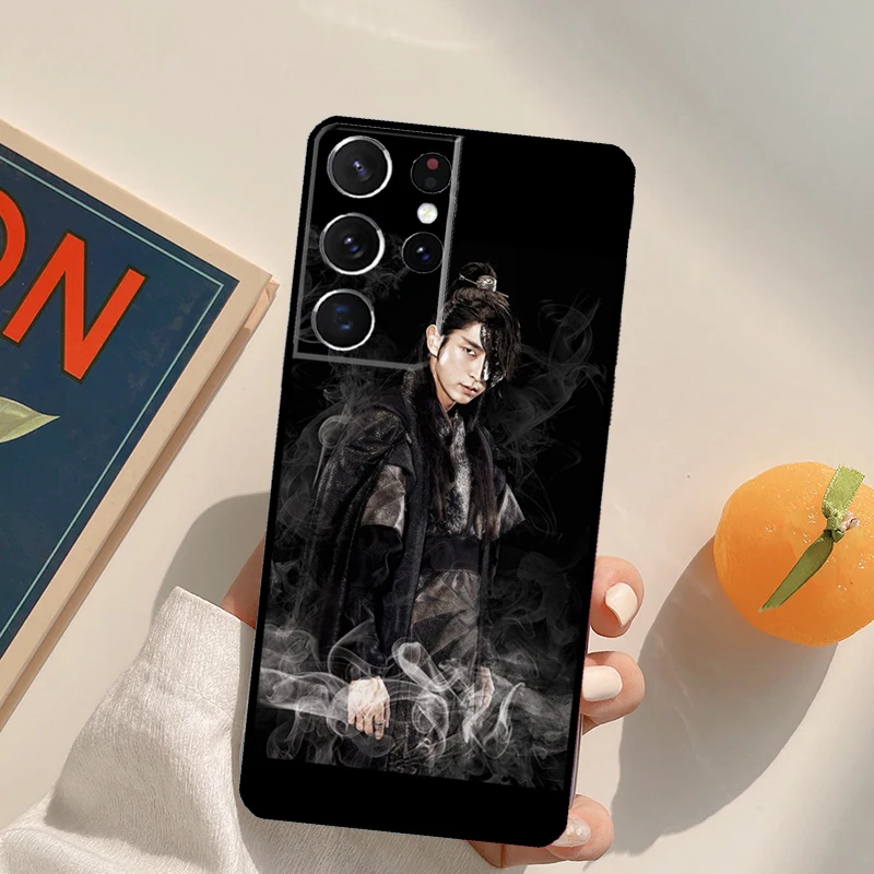 لي جون جي حافظة لهاتف سامسونج S22 S23 Ultra S8 S9 S10 S10e نوت 10 Plus نوت 20 Ultra S21 S20 FE