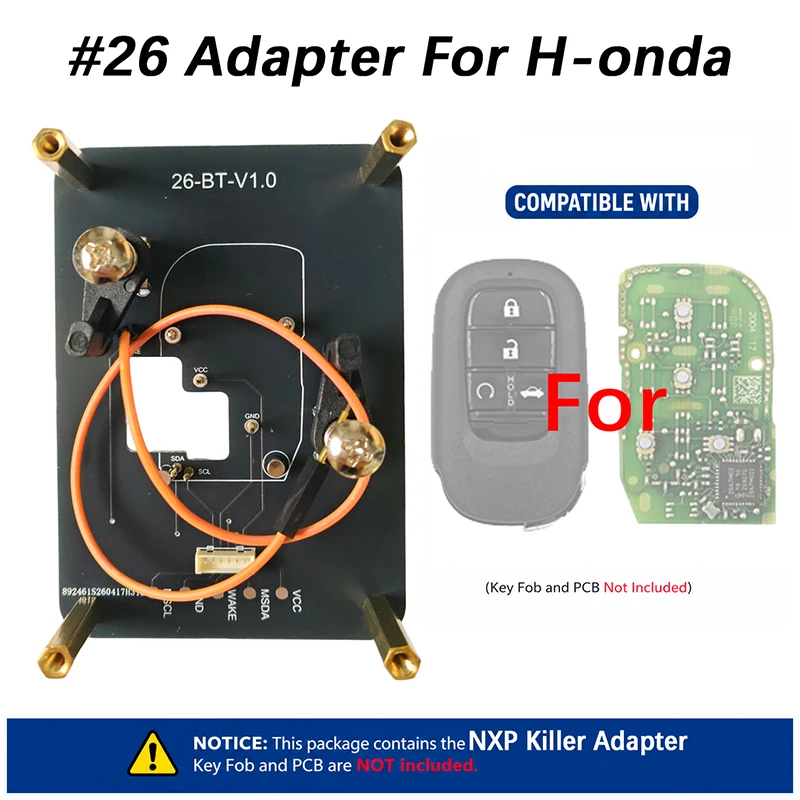 CNP259 NXP Killer Key Adding Device Remote Unlock Fit FCC KR5TP-4 For Accord Acura MDX RDX Integra HR-V CR-V Civic Pilot