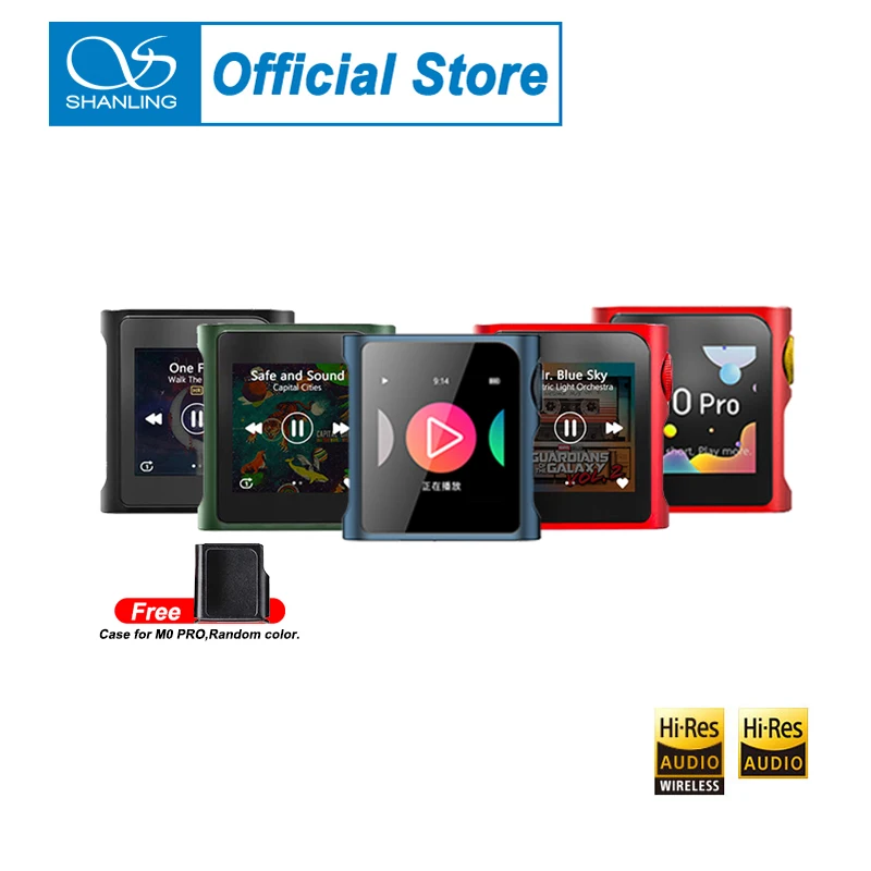 SHANLING M0 Pro Hi-Res Audio HIFI Bluetooth Portable Music MP3 Player DAP USB DAC  Dual ES9219C LDAC aptX PCM384 DSD128