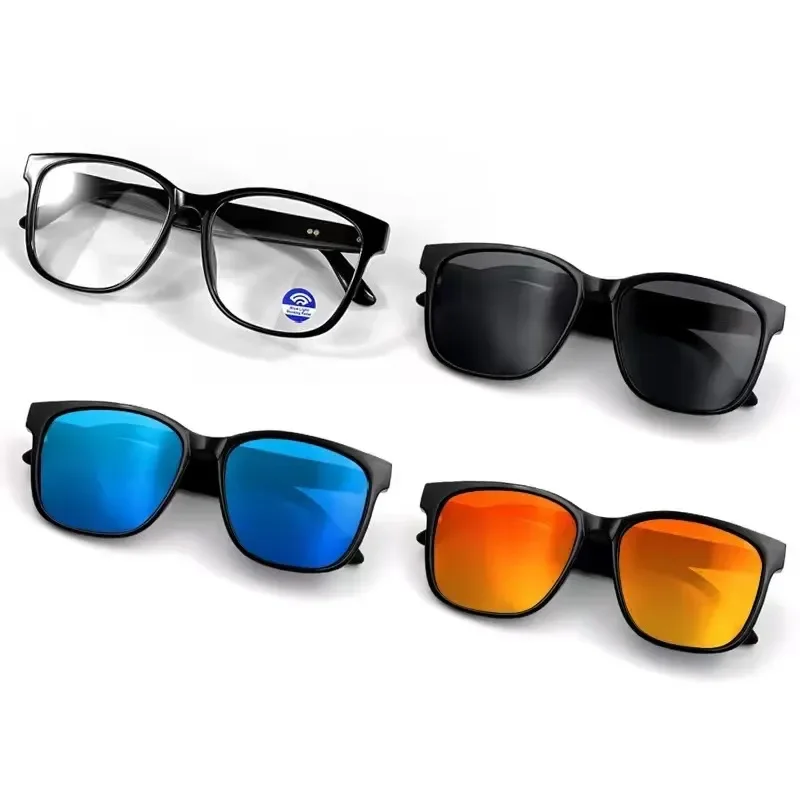 GS08 AI Smart Bluetooth Glasses Air Conduction 3D Sound Polarized Sports Sunglasses for Men Women Driving Cycling Outdoor