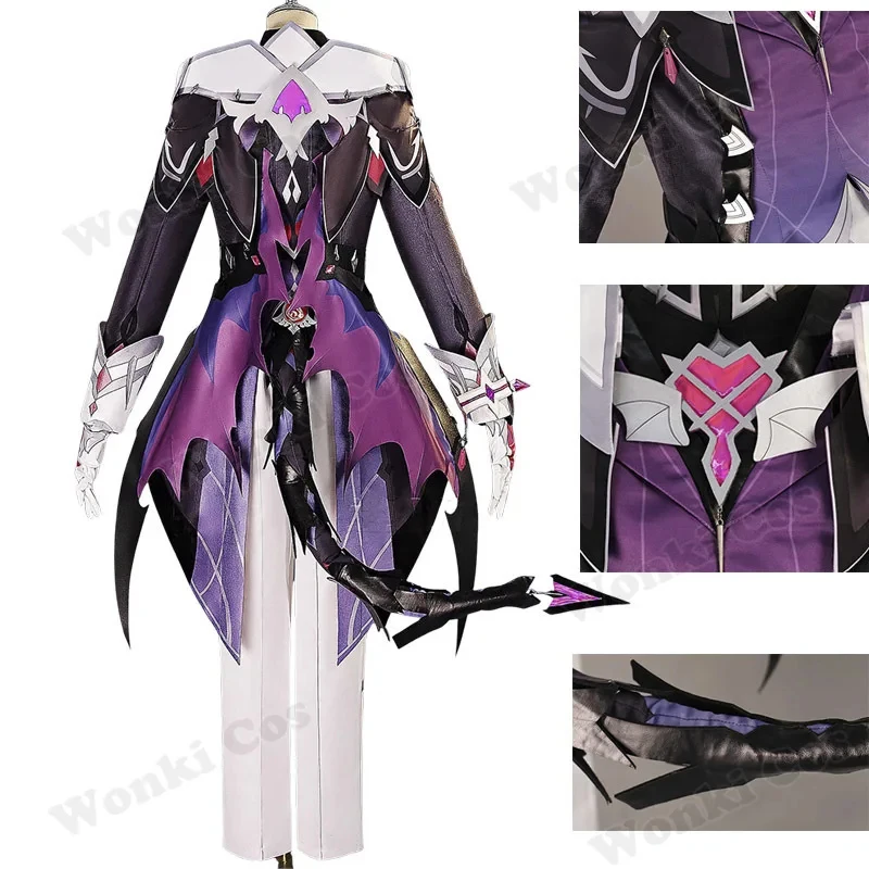 

ABC123Durin Costume Game Impact Durin Wig Hair Cosplay Shoes Boots for Role Play Carnival Halloween Costumes O5,j'8.k/4\