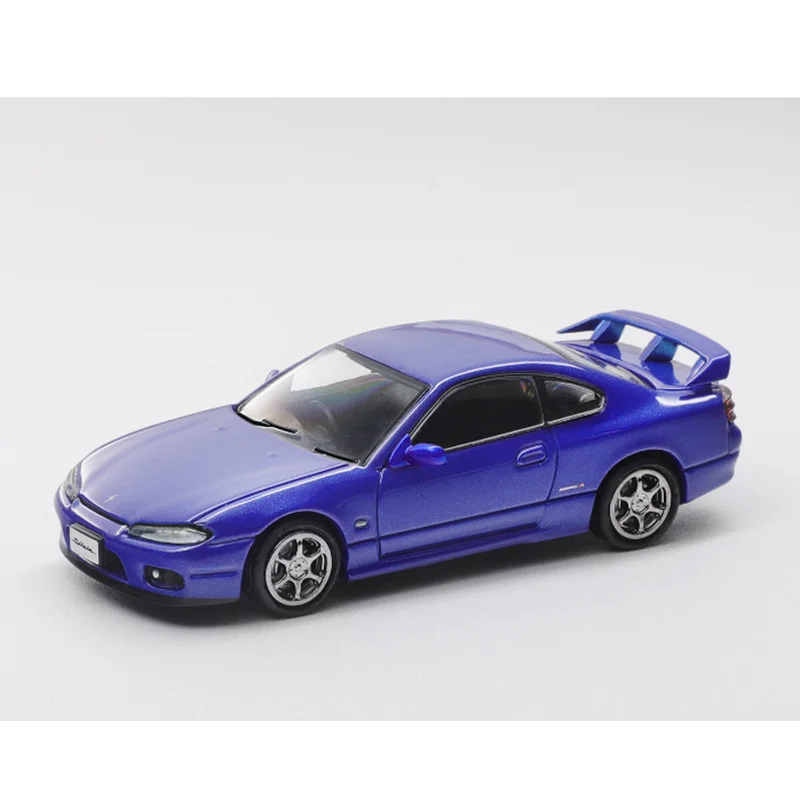 

Коллекционная модель автомобиля SHADOW 1/64 Silvia S15 из литого сплава, декоративное украшение, подарок