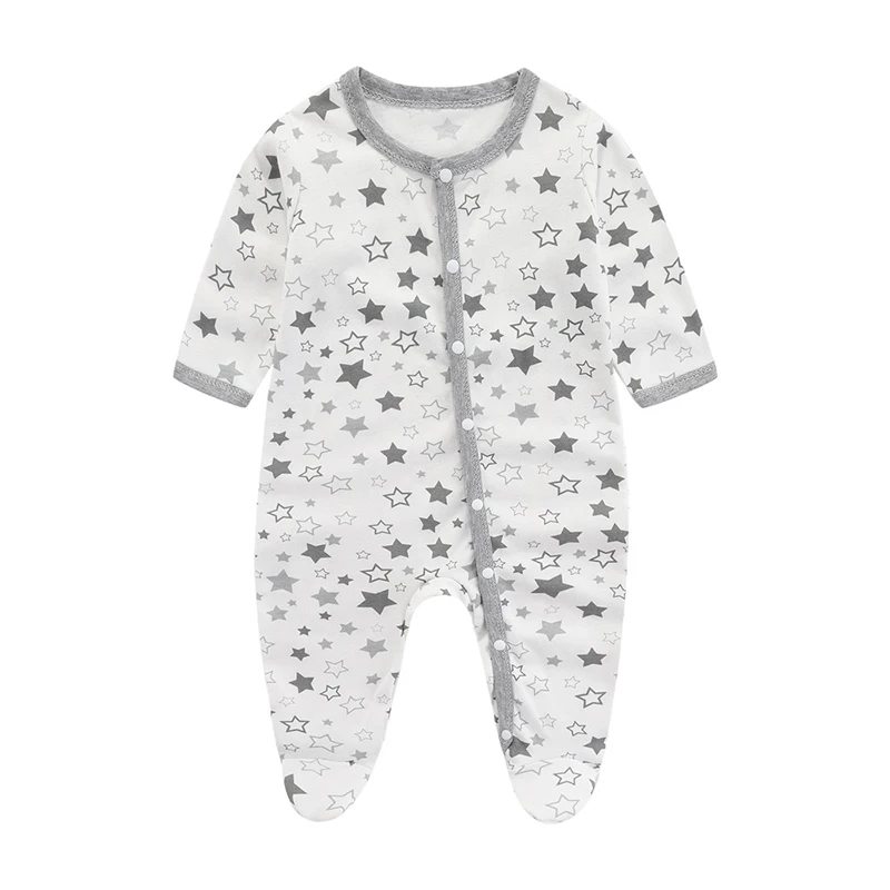 Newborn Baby Boy Girl Romper 100% Cotton Children Clothing Soft Infant Jumpsuit Cartoon Toddler Bodysuit Kid Sleepwear A1263