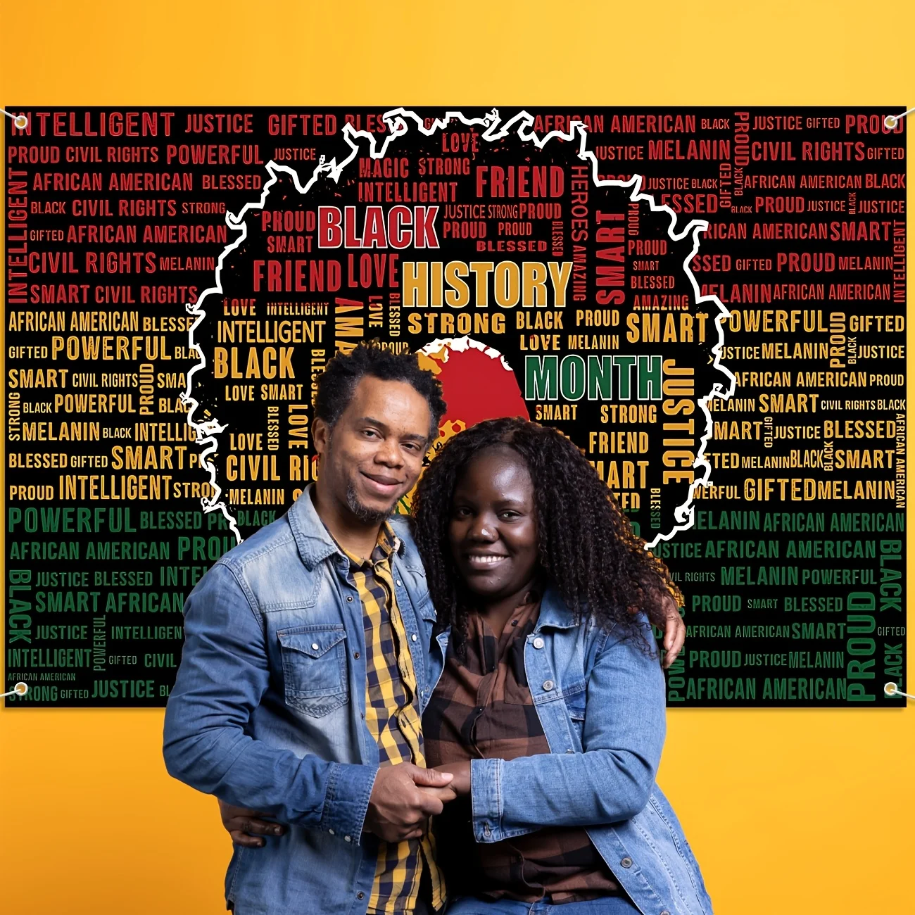 Sfondo del mese della storia nera per la fotografia Banner del mese della storia nera Pan Decorazioni del mese della storia nera afroamericana