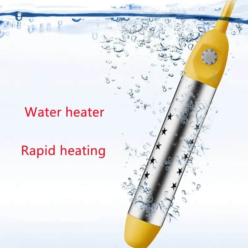 Portable Heating Rod Electric Water Heater Boiler Water Heating Quickly Boil Water Immersion Suspended Bathroom Swimming Pool