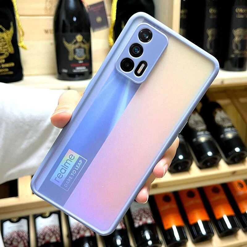 For Realme GT Master Edition Case Cover For Realme GT Neo 2T Funda Matte Transparent TPU Silicone Airbag Shockproof Armor Bumper