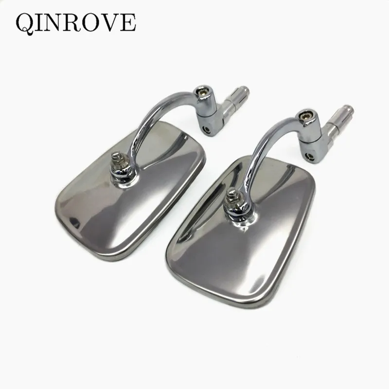 7/8'' Chrome Motorcycle Handlebar End Mirror Iron Rearview Mirror Universal For Suzuki Intruder VL 1500 Honda Shadow VT 600 750