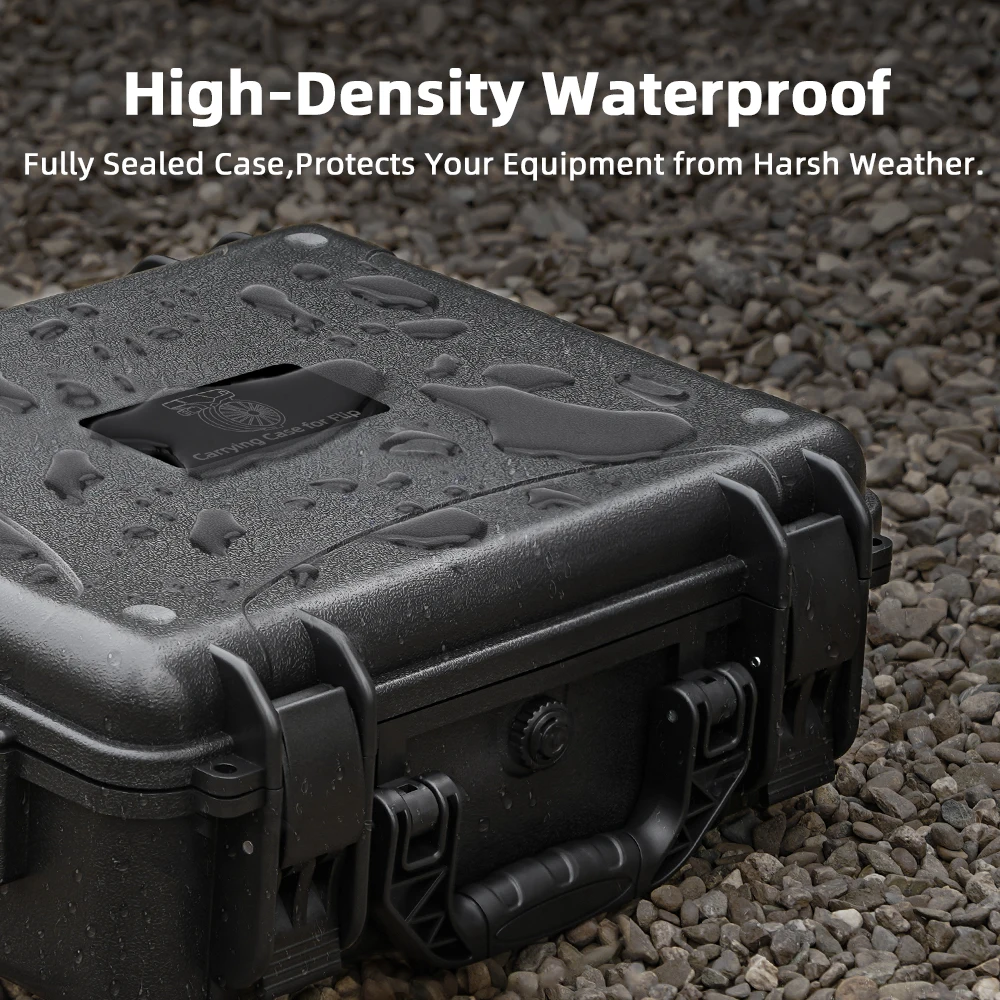 BRDRC valise pour Drone à rabat DJI, sac de rangement à coque rigide de grande capacité, boîte de sécurité antidéflagrante, accessoires rabattables