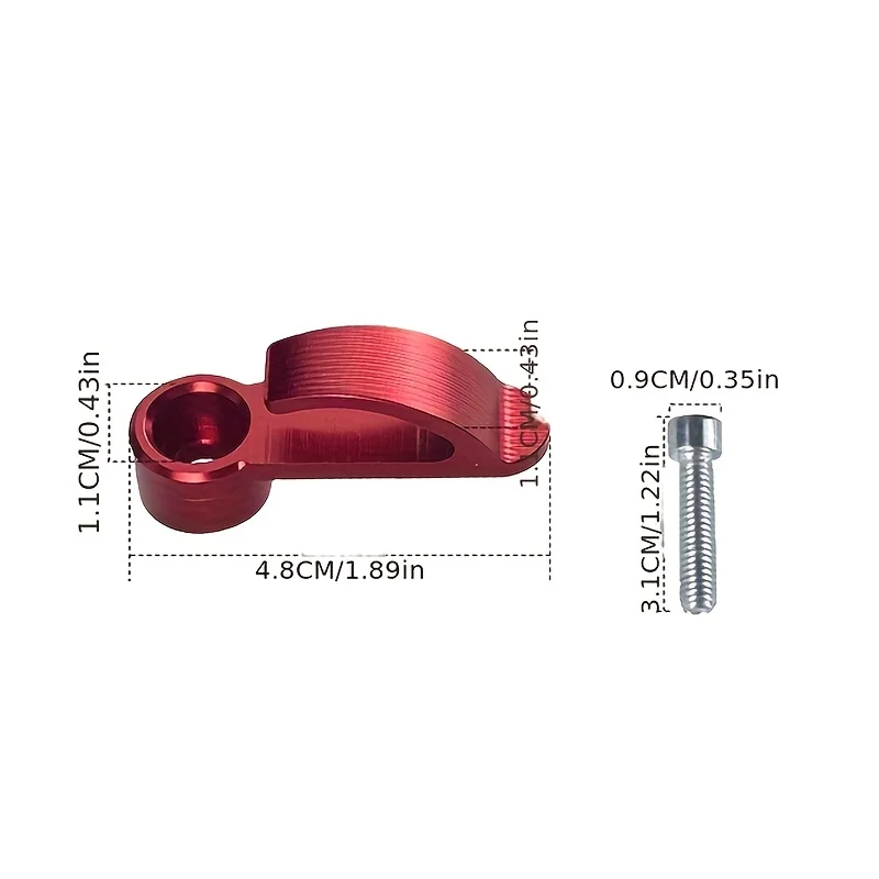 1PC Universal Aluminum Alloy Handlebar Hook Hanger, Multifunctional Motorcycle Electric Bike Hook with Soft Pad, No Scratch