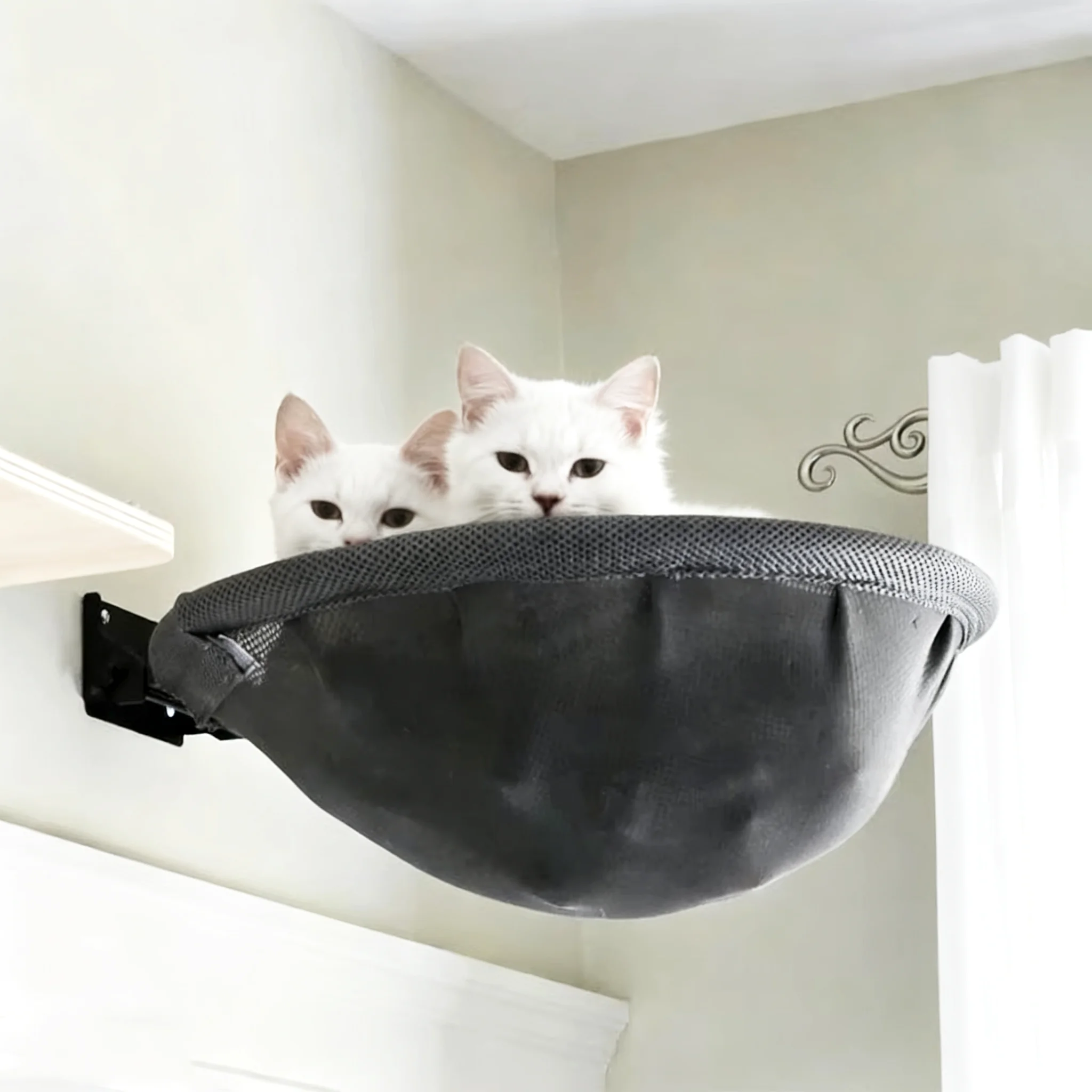 

Гамак для кошек, складная кровать для кошек, настенная мебель для кошек, котят, играющих в шезлонг, скалолазание, товары для домашних животных