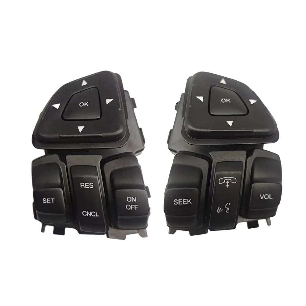 

For Ford Steering Wheel Cruise Control Switch Pair Left Right Buttons for Edge Explorer MKX OEM BT4T9E740AFW CFW