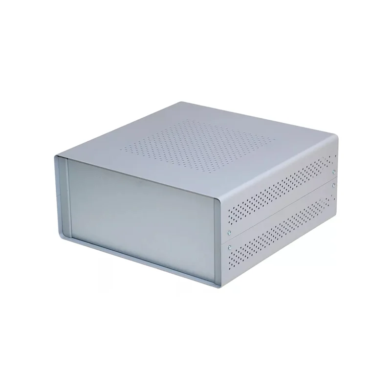 

2024 China Supplier Metal Works Enclosure Box Electronic Instrument Case Electrical Project Outdoor Bending Anodizing Custom