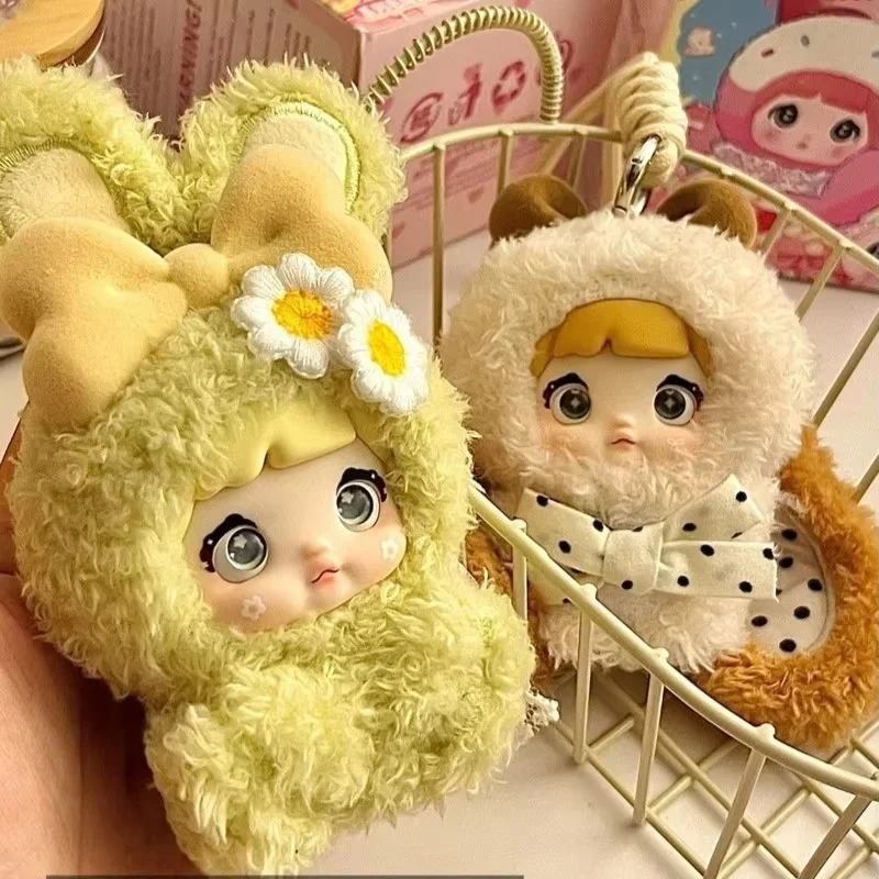 100% originale Nommi Baby Sweetheart Bunny Series scatola cieca carina bambola in vinile scatola cieca alla moda collezione di ciondoli giocattolo regalo a sorpresa