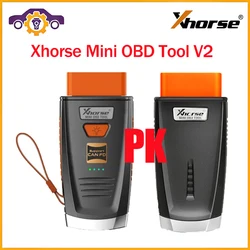 Newly Xhorse Mini OBD Tool V2 Supports CANFD Protocol / LED light / 8A IMMO Box All Key Lost For Xhorse VVDI Key Tool Max Pro