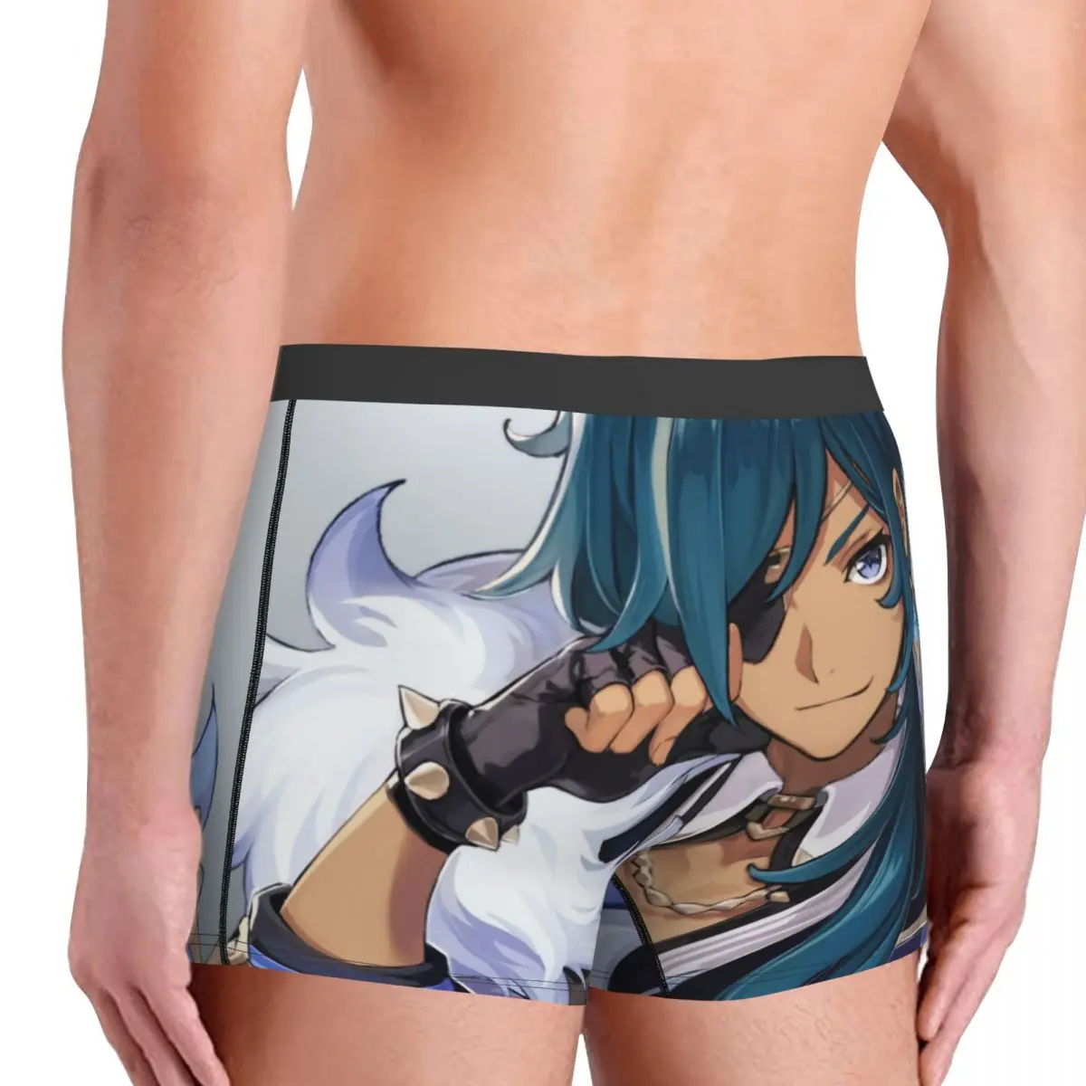 Custom Male Cool Kaeya Genshin Impact Underwear Anime Game Boxer Briefs Soft Shorts Panties Underpants