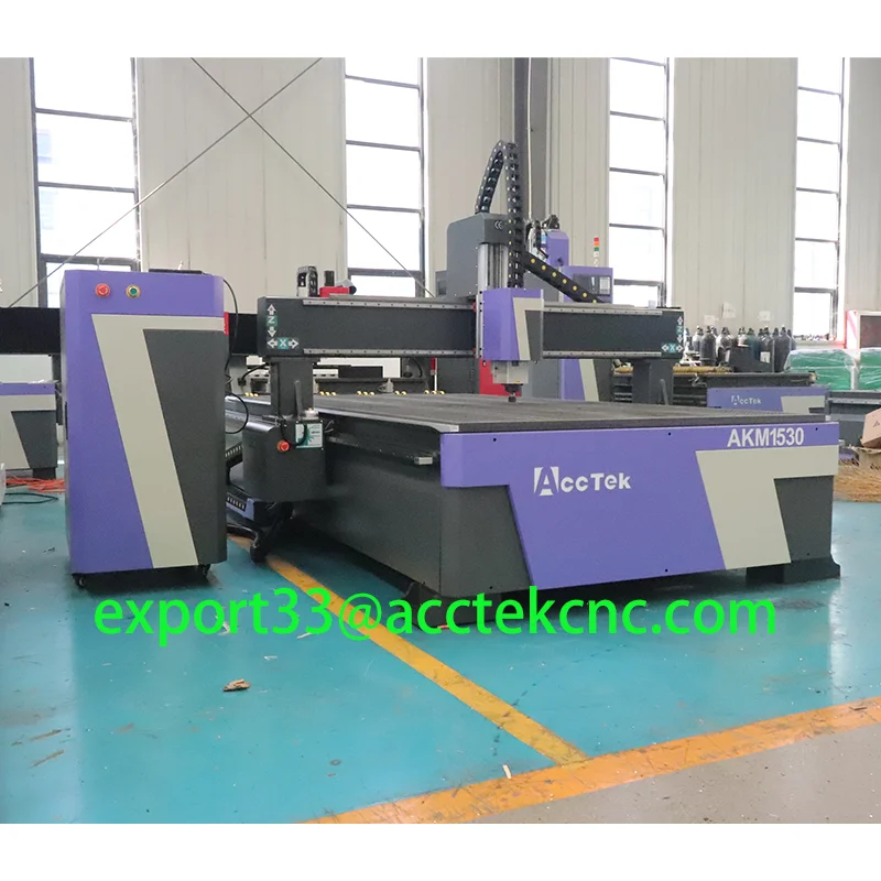 AccTek 1325 1530 CNC Router Machine WoodWorking Machinery CNC Woodworking Tools for MDF Foam Wood Kitchen Furniture Making
