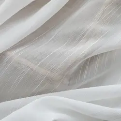 Cheap White Tulle Curtain Sheer Linen Curtains for Living Room Bedroom Kitchen Voile Tulle Sheer Curtains Window Treatments