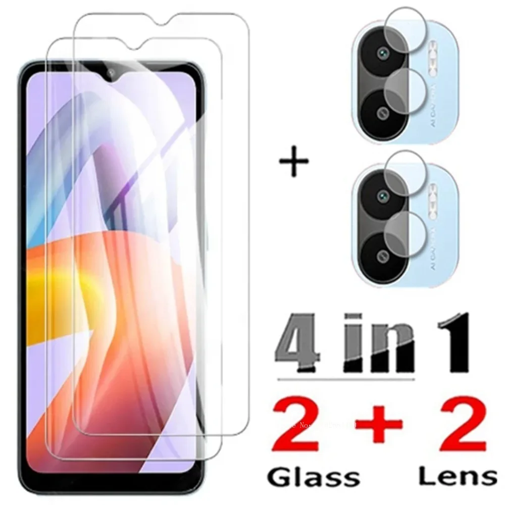 Закаленное стекло 4 в 1 для Redmi A2 Plus, защита экрана, пленка для объектива камеры Xiaomi Redmi A1 Plus A 1 A2 + A2Plus, защитное стекло