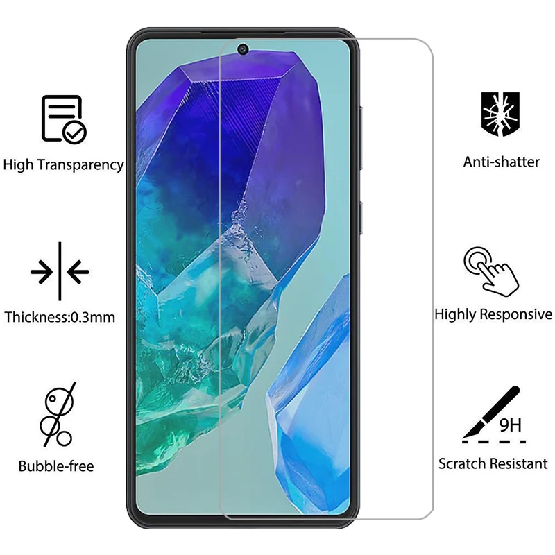 phone case for samsung galaxy m55 tempered glass samsungm55 galaxym55 m 55 55m n55 5g back cover 360 galxy glaxy galax m55case