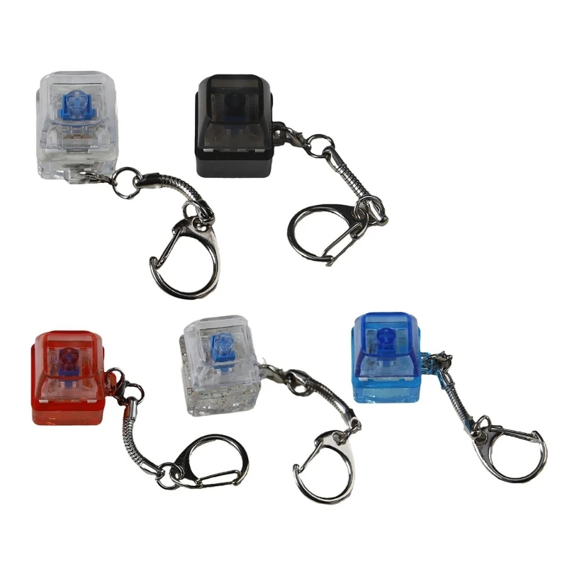 

CPDD Switches Tester Switches Sampler for Mechanical Keyboard 1-Key Switches Testing Tool Keychain Transparent