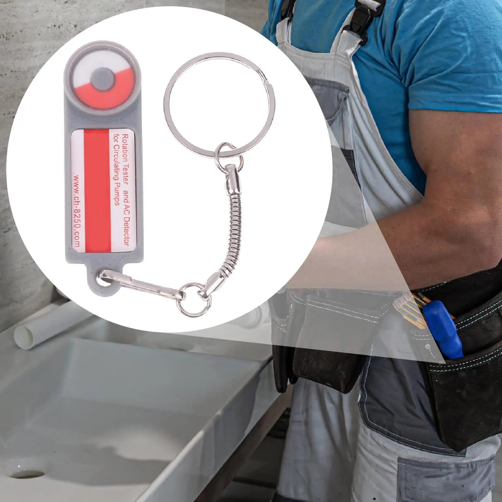 Multifunctionele solenoïdtester Rotatie-indicator Compacte pomptester voor thuisverwarming Onderhoud