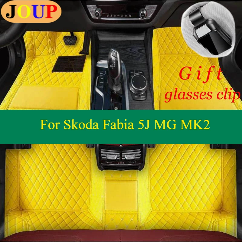 

Для Skoda Fabia 5J MG MK2 2007 ~ 2014 пользовательские автомобильные коврики аксессуары ковры чехлы с левым/правым рулем